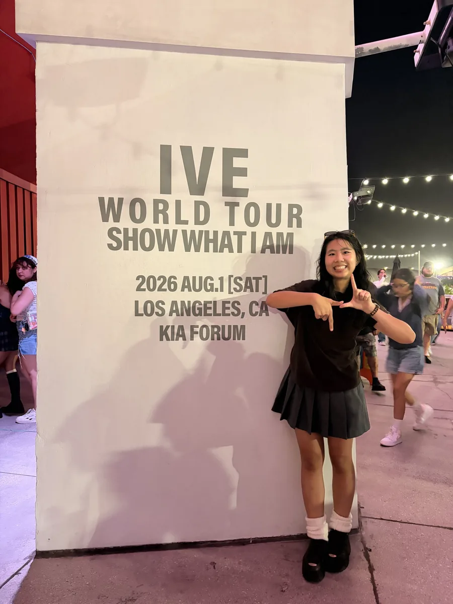 Sue at an IVE concert